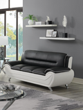 Black Pu Loveseat