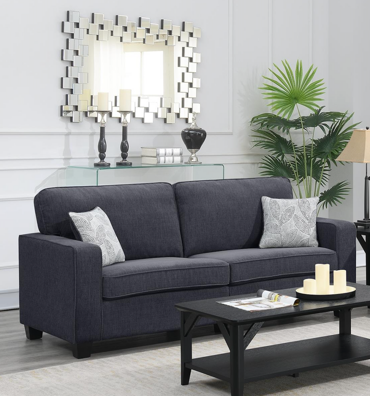 Slate Gray Sofa