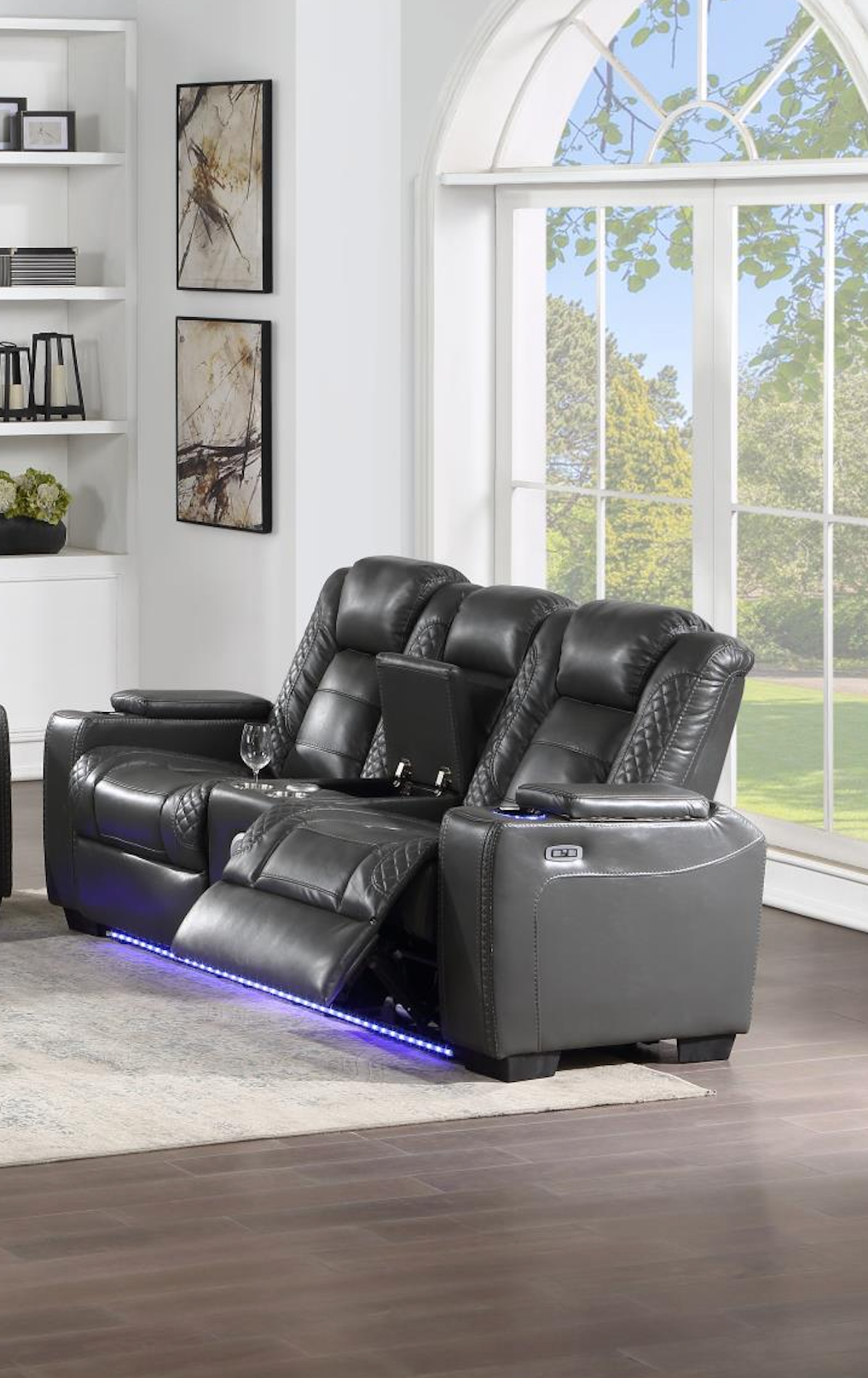 Power Reclining Sofa-Power Reclining Loveseat