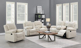 Parrot Cream Motion Loveseat