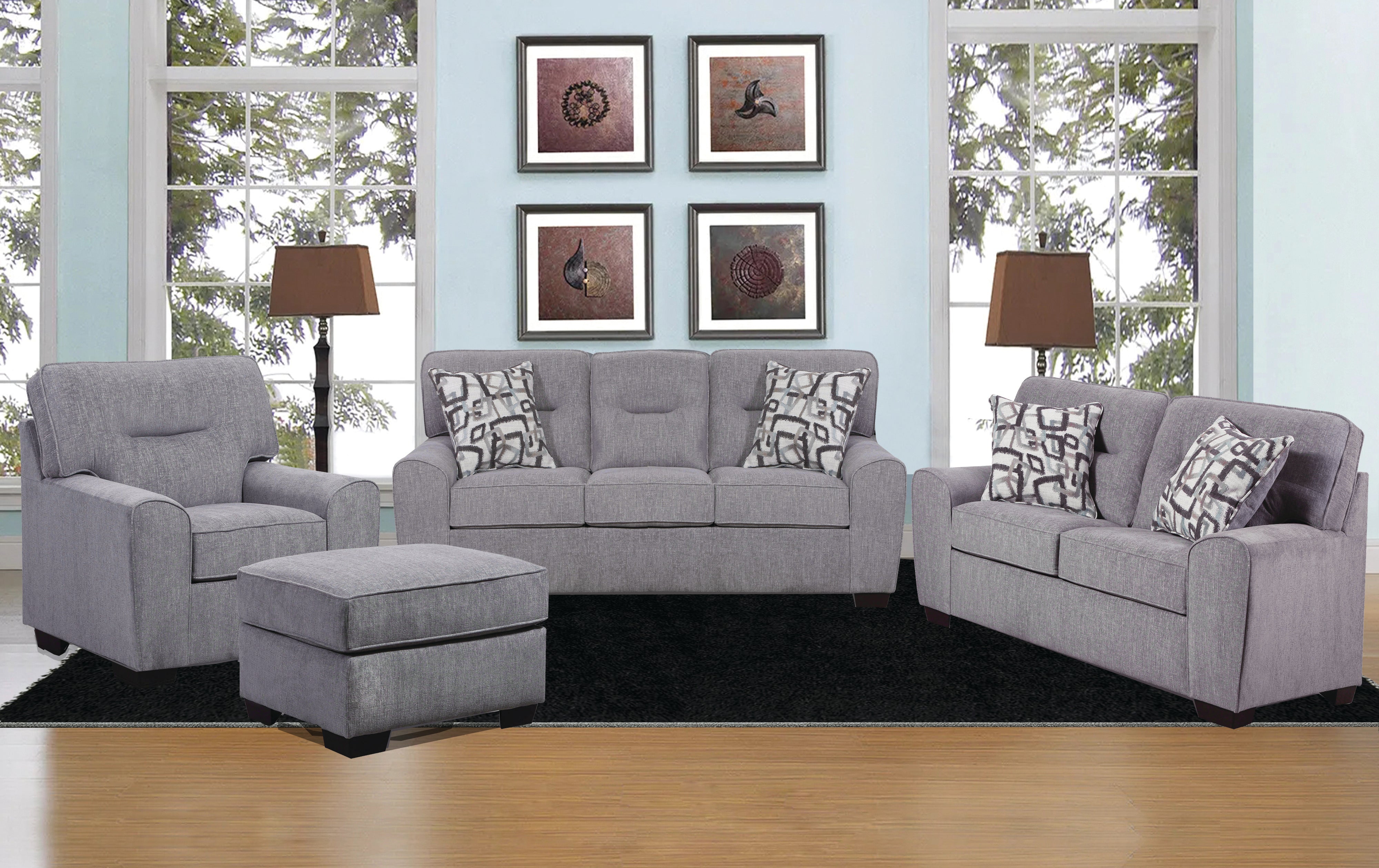 Ansela Sofa and Loveseat