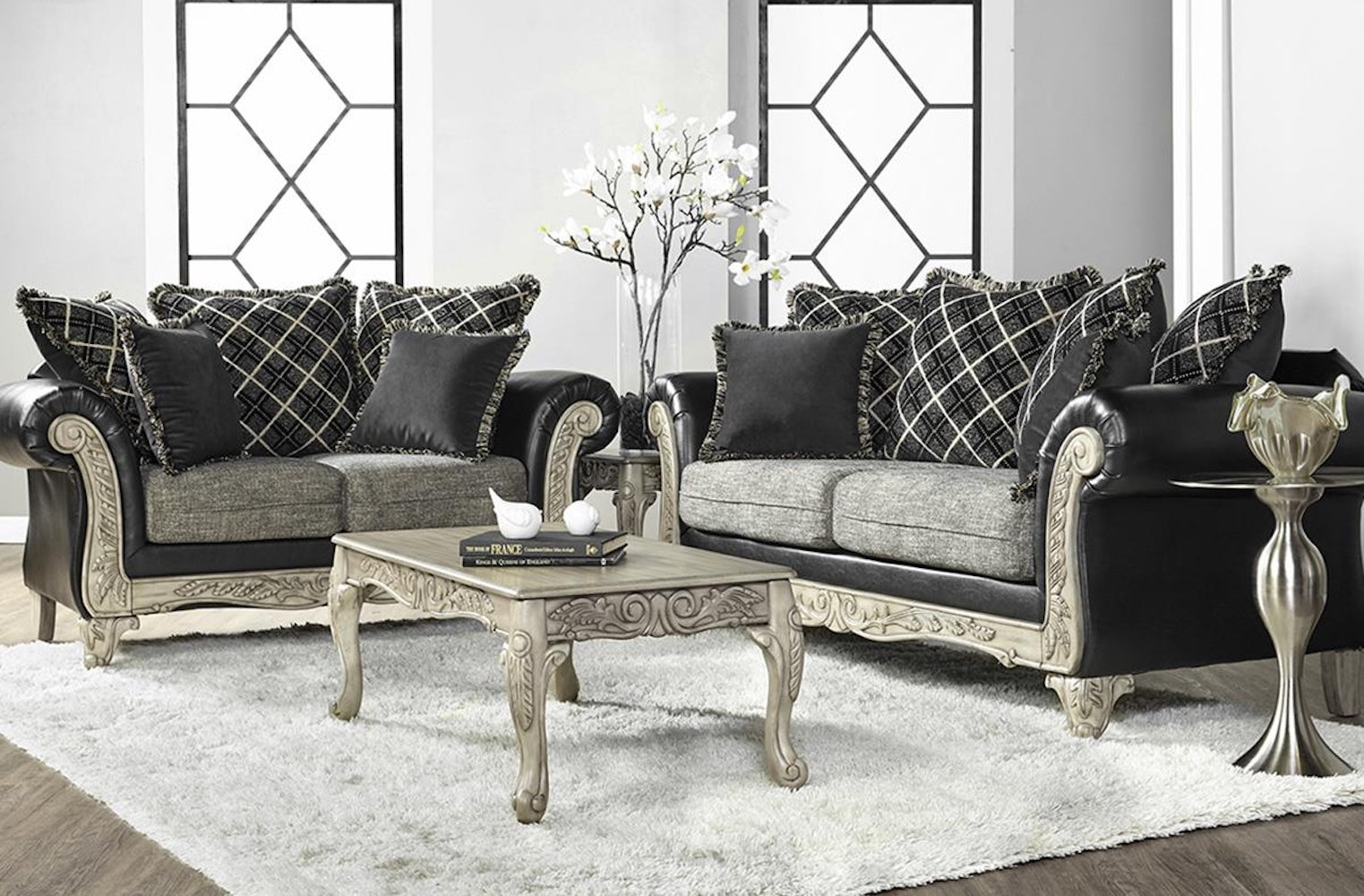 Dark Gray Loveseat