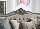 Traditional Gray Sofa