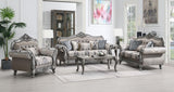 Traditional Gray Loveseat