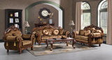 Traditional Brown Sofa