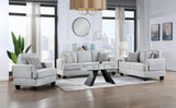 Silver Loveseat