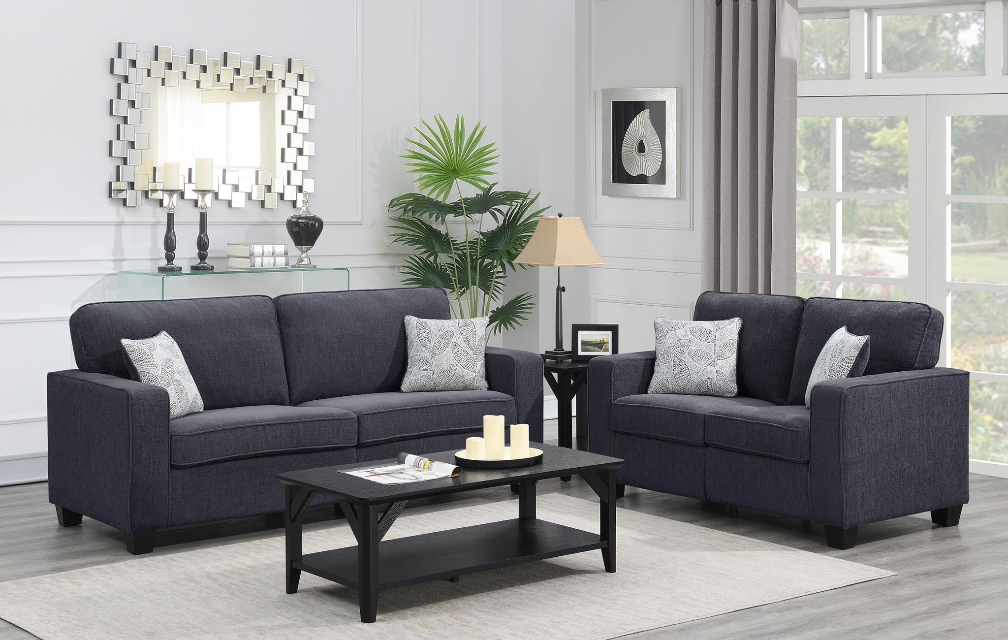 Slate Gray Sofa